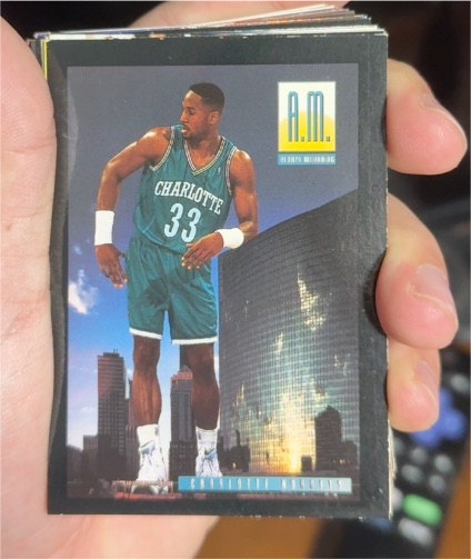 1993-94 Skybox Premium #320 Alonzo Mourning — front