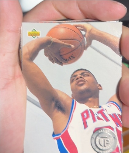 1993-94 Upper Deck #493 Allan Houston — front