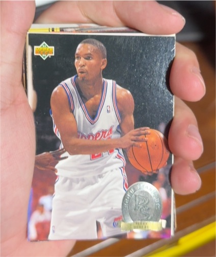 1996 Upper Deck #48 Derek Fisher — front