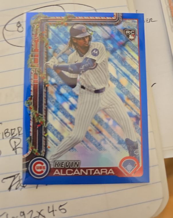 2025 Topps Holiday #H109 Kevin Alcantara — front