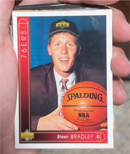 1993-94 Upper Deck #163 Shawn Bradley RC — front