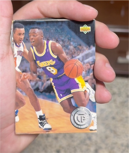 1993-94 Upper Deck #497 Nick Van Exel — front