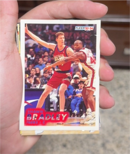 1993-94 Fleer #349 Shawn Bradley — front