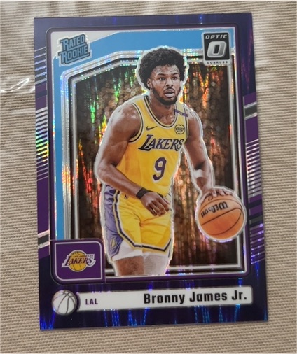 2024-25 Panini Donruss Optic #282 Bronny James Jr. — front