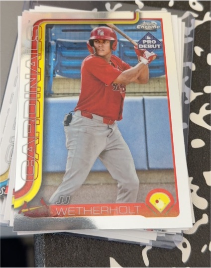 2025 Topps Chrome Pro Debut #PDC-94 JJ Wetherholt — front