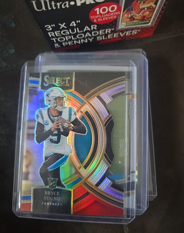 2023 Panini Select - Premier Level Bryce Young #167 Silver Prizm Die-Cut (RC) — front