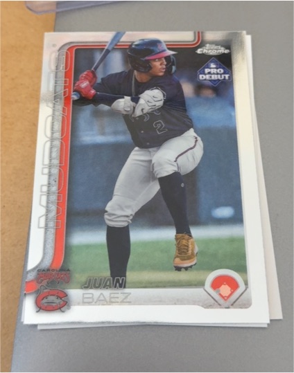 2025 Topps Pro Debut Chrome #PDC-91 Juan Baez — front