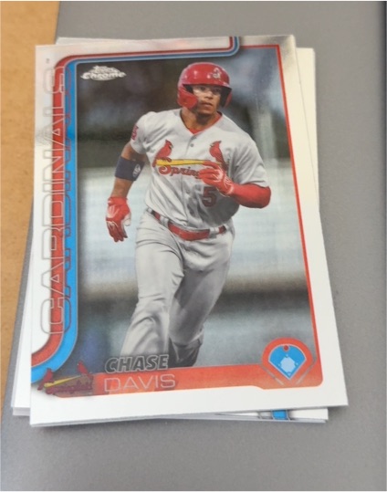 2025 Topps Pro Debut Baseball PD-154 Chase Davis, Springfield Cardinals — front