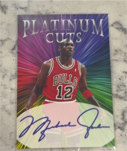 2003-04 Panini Platinum Cuts #PCMJ Michael Jordan — front