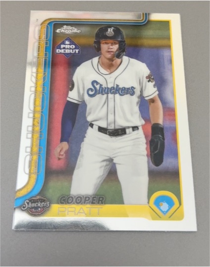 2025 Topps Pro Debut Chrome #PD-5 Cooper Pratt — front