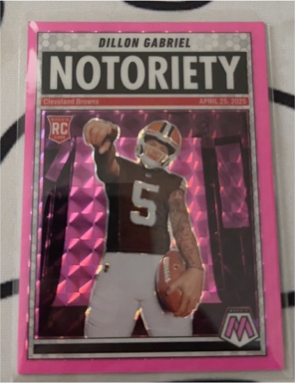 2025 Panini Mosaic #19 Dillon Gabriel Notoriety — front