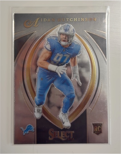 2022 Panini Select Certified Rookies #SCR-11 Aidan Hutchinson — front