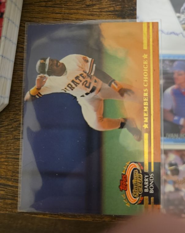 1992 Topps Stadium Club Members Choice #604 Barry Bonds — front