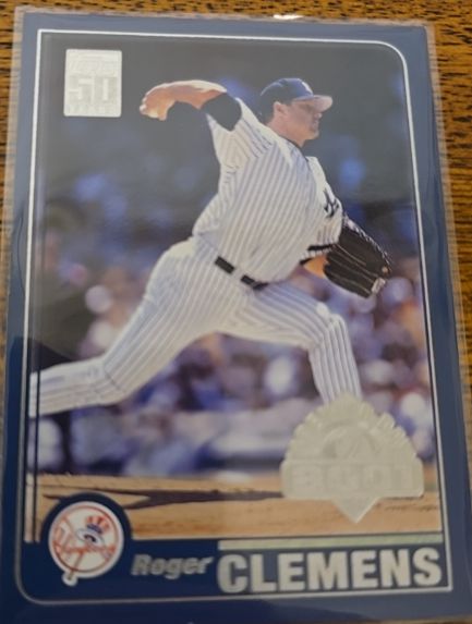 2001 Topps Opening Day #53 Roger Clemens — front