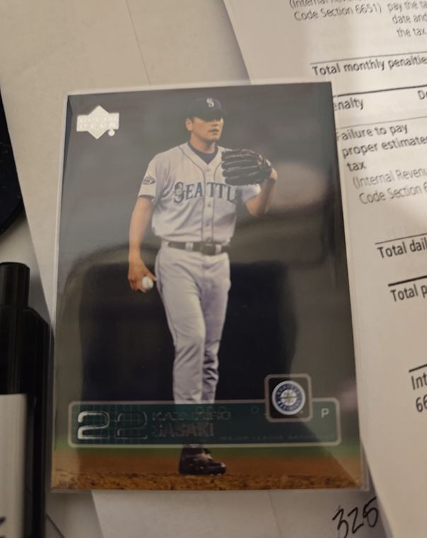 2003 Upper Deck #310 Kazuhiro Sasaki — front