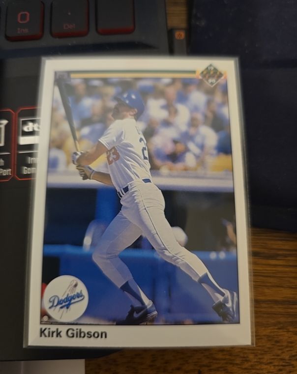 1990 Upper Deck #264 Kirk Gibson — front