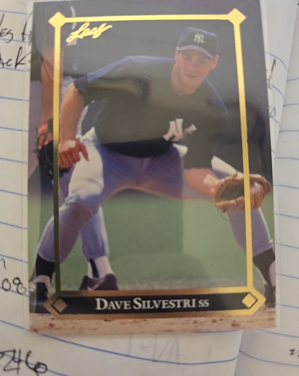 1990 Leaf Dave Silvestri SS — front
