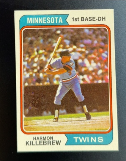 1974 Topps #400 Harmon Killebrew — front