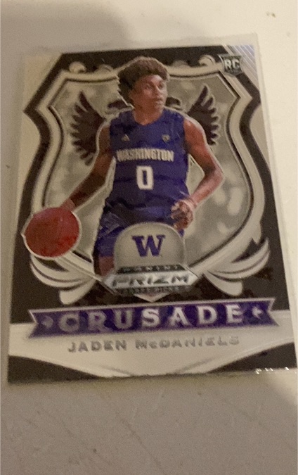2020 Panini Prizm Draft Picks Crusade #91 Jaden McDaniels — front