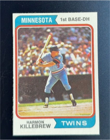 1974 Topps #400 Harmon Killebrew — front