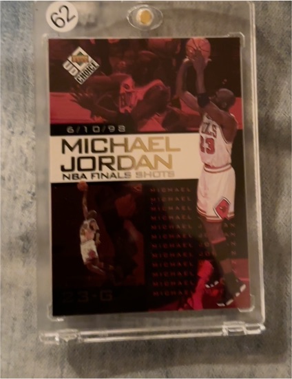 1998 Upper Deck Choice #4 Michael Jordan NBA Finals Shots — front