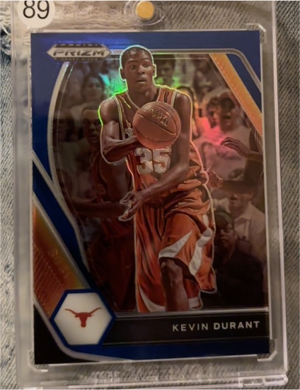2021 Panini Prizm Draft Picks #52 Kevin Durant Texas Longhorns — front