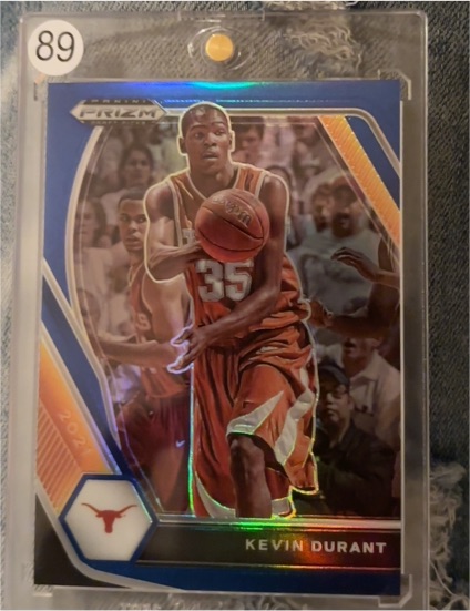 2021 Panini Prizm Draft Picks #52 Kevin Durant Texas Longhorns — front