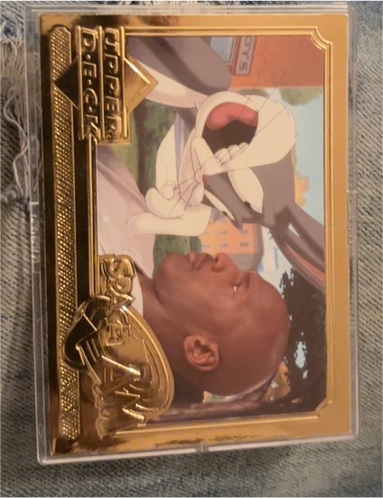 1996 Topps Space Jam #NNO Michael Jordan Bugs Bunny — front