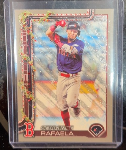 2025 Topps Holiday #H156 Ceddanne Rafaela — front