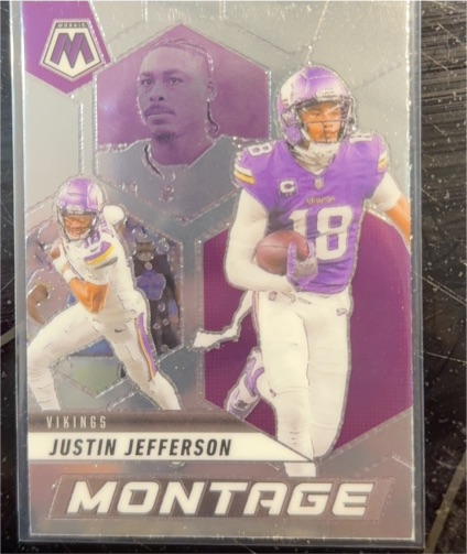 2024 Panini Mosaic Montage Justin Jefferson — front