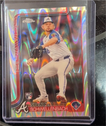 2025 Topps Chrome #203 Spencer Schwellenbach — front