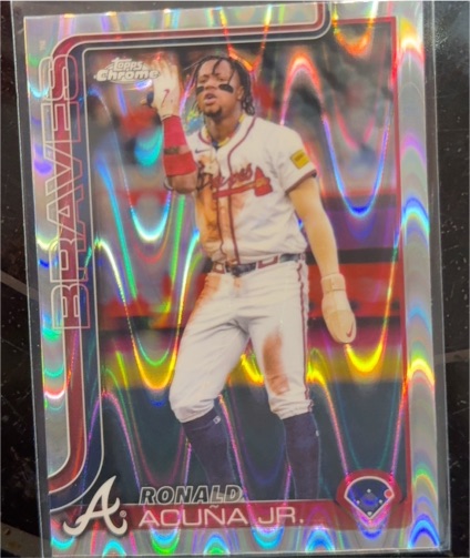 2025 Topps Chrome #257 Ronald Acuna Jr. — front