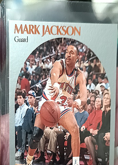 1990-91 NBA Hoops #205 Mark Jackson — front