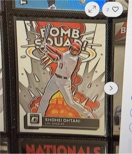 2022 Panini Donruss Optic #BS-3 Shohei Ohtani Bomb Squad — front