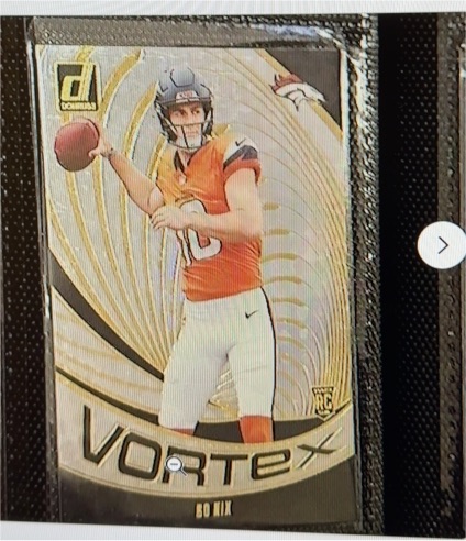 2024 Donruss Vortex #VOR-DMA Drake Maye — front