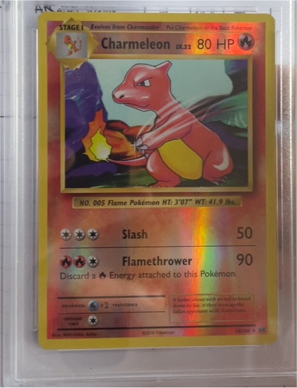 2016 Pokémon XY Evolutions #10 Charmeleon — front