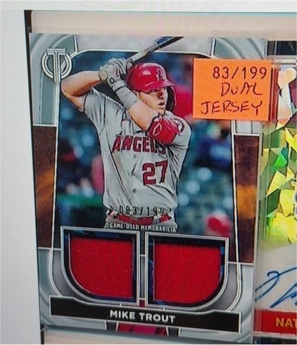 2022 Topps Triple Threads #83 Mike Trout — front