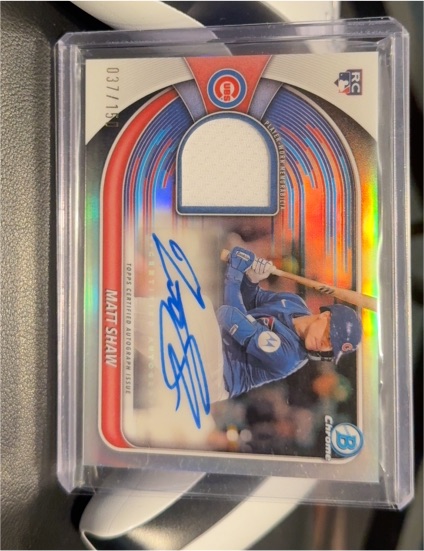 2025 Bowman Chrome #BCAR-MS Matt Shaw — front