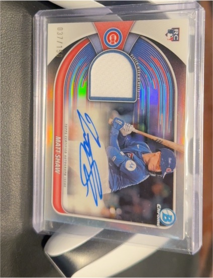 2025 Bowman Chrome #BCAR-MS Matt Shaw — front