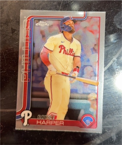 2025 Topps Chrome #150 Bryce Harper — front