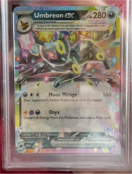 2025 Pokémon TCG Prismatic Evolutions #060 Umbreon ex — front