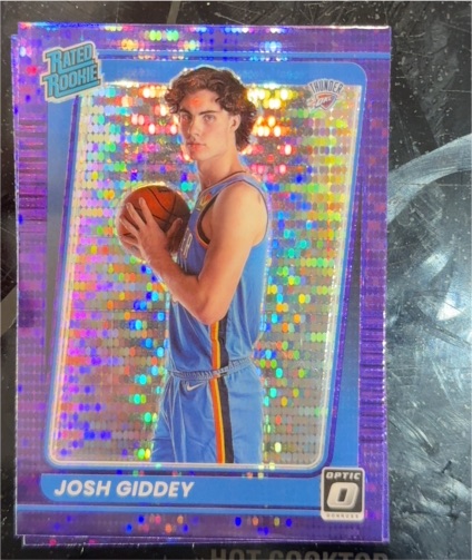 2021-22 Panini Donruss Optic #152 Josh Giddey — front