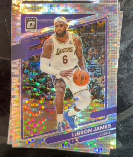2021-22 Donruss Optic #41 LeBron James — front