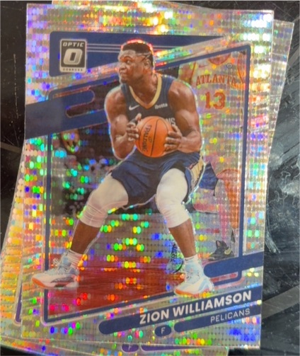 2021-22 Panini Donruss Optic #95 Zion Williamson — front