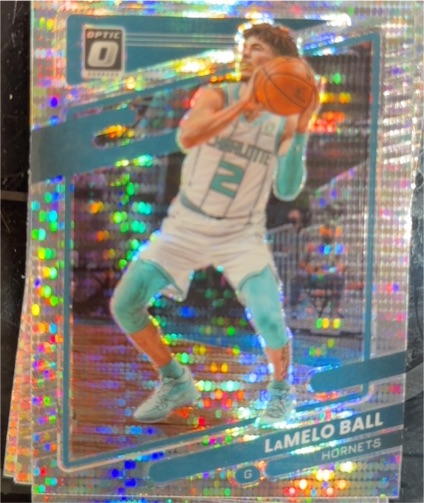 2021-22 Donruss Optic #26 LaMelo Ball — front