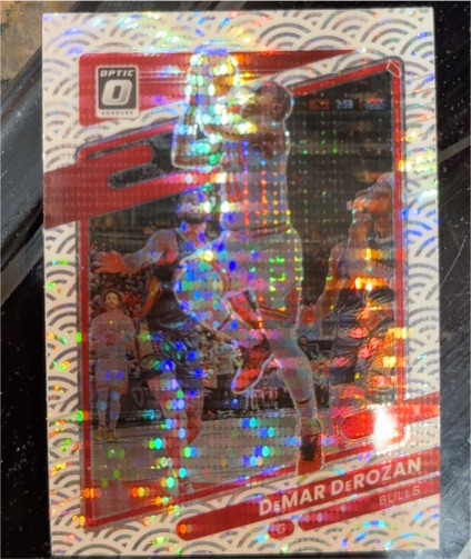 2021-22 Panini Donruss Optic #28 DeMar DeRozan — front