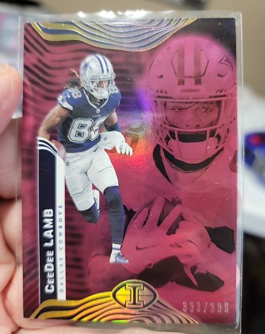 2022 Panini Illusions Trophy Collection Pink #114 CeeDee Lamb — front