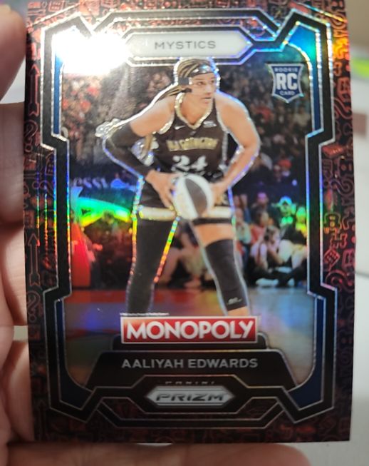 2024 Panini Prizm Monopoly WNBA #13 Aaliyah Edwards — front