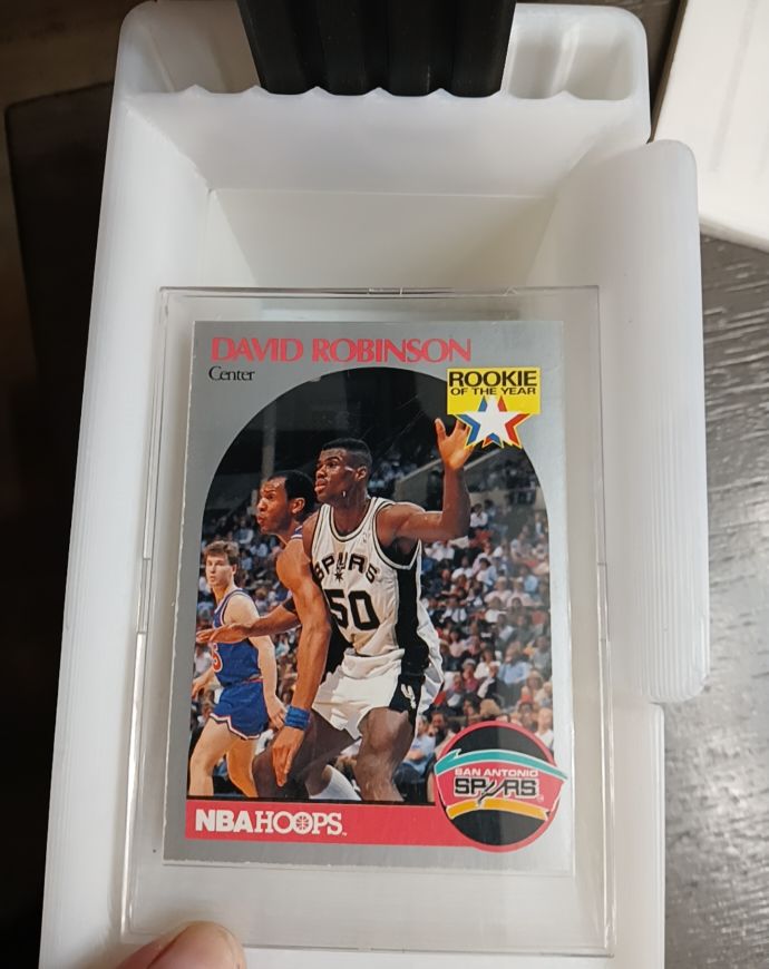 1990-91 NBA Hoops #270 David Robinson — front