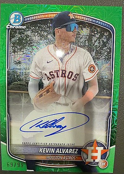 2025 Bowman Chrome Mega #BMA-KA Kevin Alvarez — front